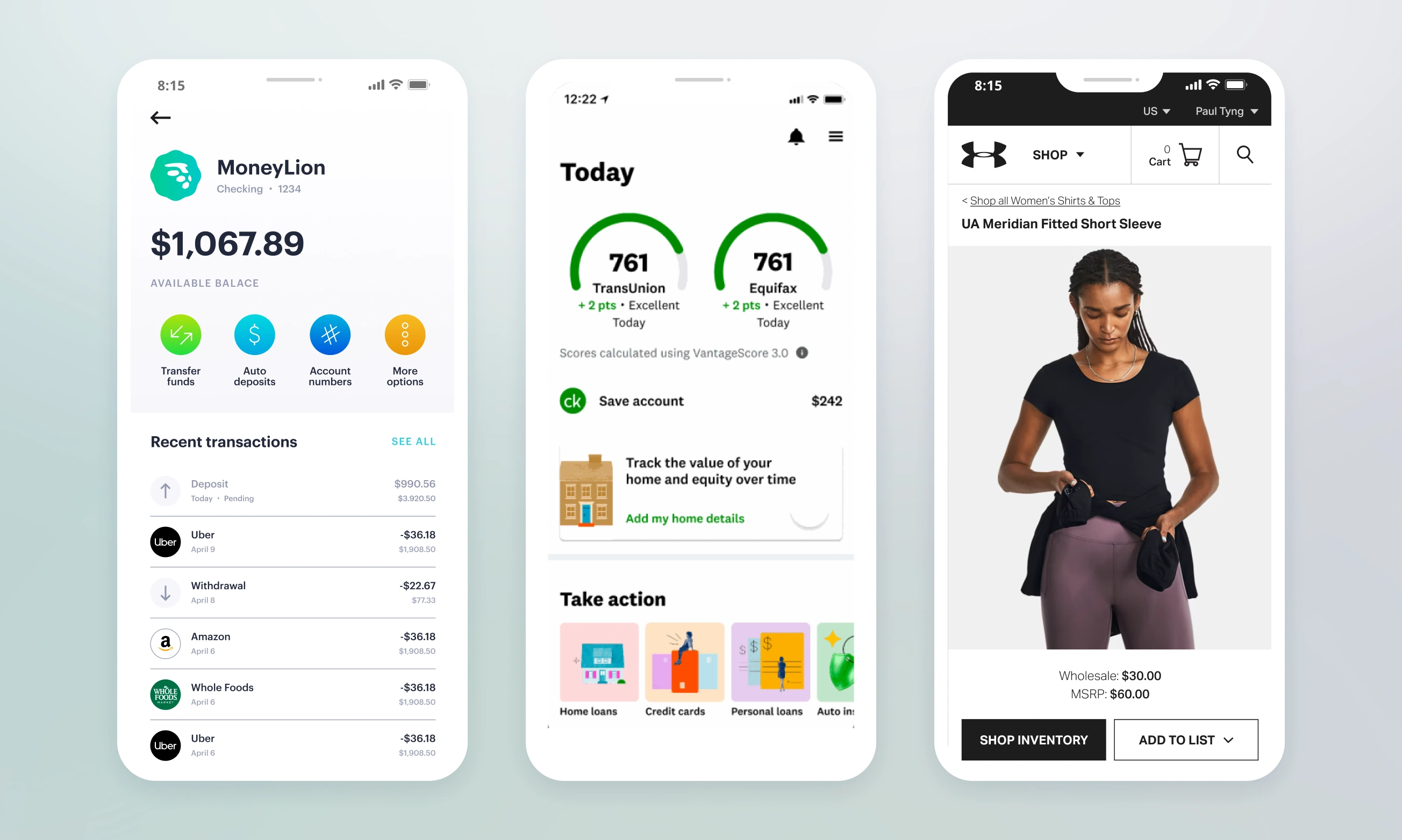 Credit Karma mobile app user interface